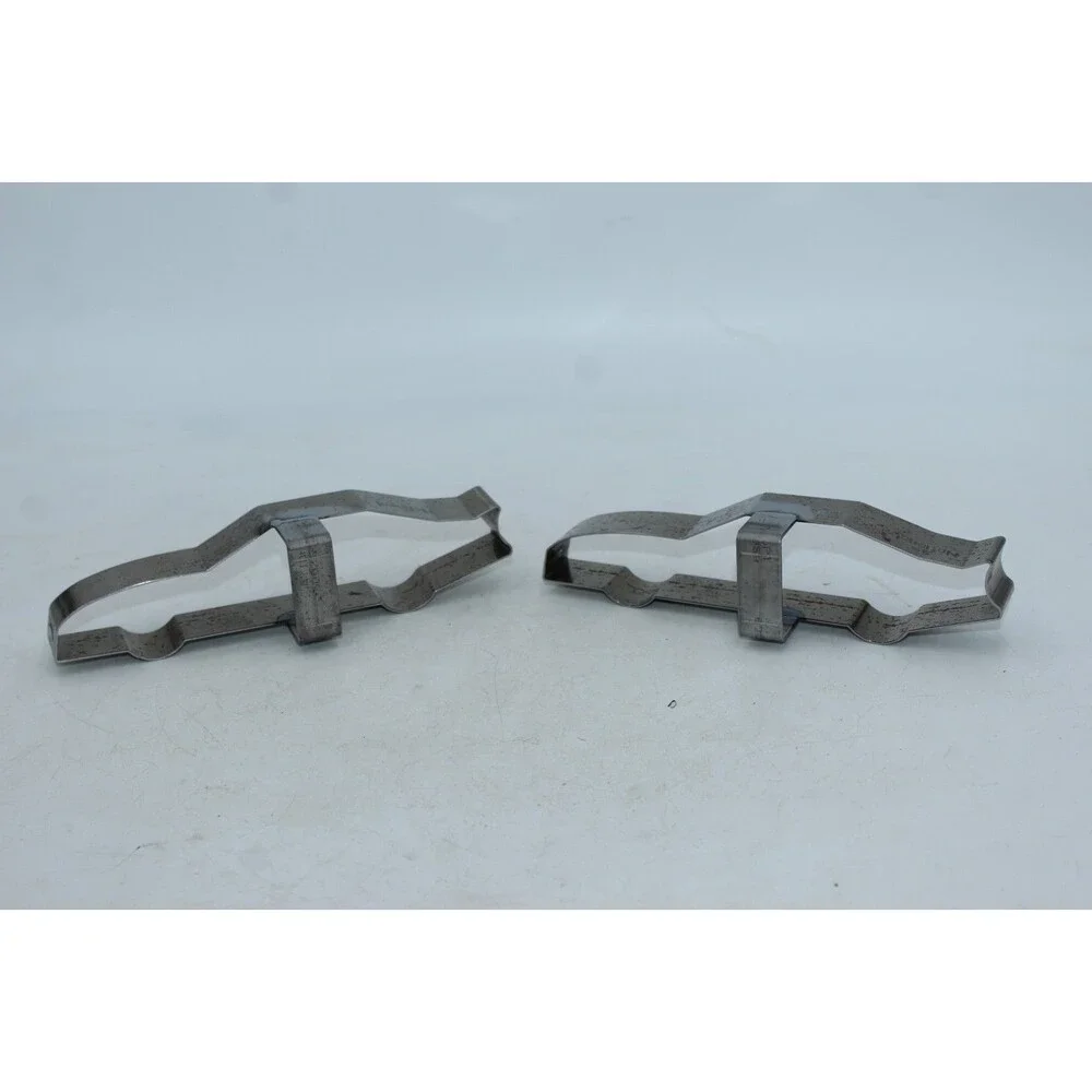 QTY:2 Lot of 2 Race Car 8'' Cookie Cutter Metal LARGE 